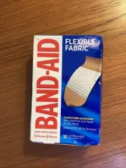 Johnson & Johnson Band-Aid Extra Large Flexible Fabric Adhesive Bandages - 10 ct