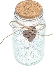 Mobestech Luminous Wish Bottle Glass Jar with Cork Lid Multipurpose DIY Storage for Candy Drifting and Perfume present for Christmas Birthdays and Special Occasions