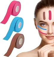 Pack of 6 Face Lifting Tape, 2.5 cm x 5 m, Face Tape Lifting Face, Face Tape, Face Tightening Tape, Multifunctional Anti Wrinkle Face Tape, Unisex, for Firming and Firming The Skin