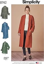 Simplicity 8742 Misses' Cardigan A (XS-S-M-L-XL) Multi