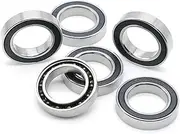 2PC 6802 Hybrid Ceramic Bearing 15x24x5 mm ABEC-7 Bicycle Bottom Brackets & Spares 6802RS Si3N4 Ball Bearings