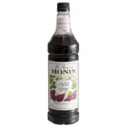 Monin Premium Wild Grape Flavoring Syrup 1 Liter 544SYPFR144F