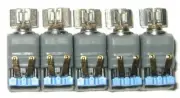 5 X Mini Pager / Cell Phone Vibrating Motor - 3 to 6 V DC - 13mm x 6mm - 1 Gram