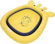 Beatifufu 1pc Wash Basin Pig Mat Multifunctional Washbasin Cartoon Washbasins Paddling Sponge Plug Inflatable Water Washbasin Pool Tub Cup Net Portable Washbasin Yellow