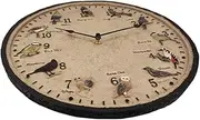Garden Clock,Patio Clock with Quartz Movement Design | 12in Wall Clock Battery Operated Retro Innovative for Living Room Kitchen Decor Bathroom Farmhouse
