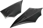 Shuogoufeng Store ABS Side Vent Bonnet Scoop Hood Guard Cover Compatible With Hilux Compatible With Revo Compatible With Rocco 2015-2020 Car Accessories Double Cab
