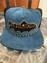 Patagonia Fly Catcher Hat - New - Fitz Roy Trout: Wild Waterline Wavy Blue