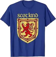 [JIAGANYI] Scottish Rampant Lion T-Shirt Scotland Coat of Arms Shirts T-Shirt