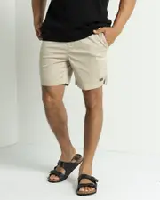 [Unit] Unit Men's Stone Elastic Shorts in Cement Size 2XL 2XL Cement