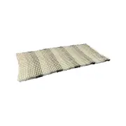 Barelli Bath Mat Rectangular 50cm x 80cm Waffle Weave Grey & White