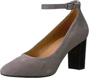 [Clarks] Womens Chryssa Jana Shoe, 10.5 B(M) US, Grey Suede