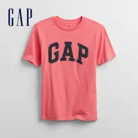 在飛比找蝦皮商城優惠-Gap 男童裝 Logo純棉圓領短袖T恤-橘紅色(86790