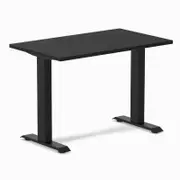 Desky Fixed Height Mini Black Desk 1000x600mm Matte Black Leg