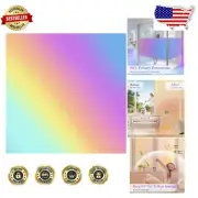 UV Blocking Window Privacy Film – Static Cling Frosted Glass Cover 23.6 x 118.1