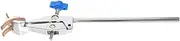 LIFKOME 4 Iron Prong Laboratory Clamp Adjustable Cork Lined Prongs for Secure Flask Support and Reliable for Different Flask Necks for Lab Use