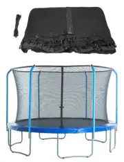 Machrus Trampoline Net - Trampoline Safety Net Fits 14 ft Round Trampolines U...