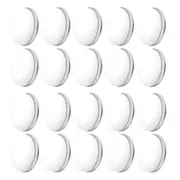 20Pcs Magnetic Curtain Weights Drapery Weights Magnet Shower Curtain Weights Bottom for Tablecloth Curtain Liner B White