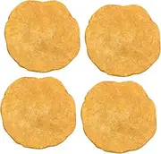 NAMOARLY 4pcs Nummulites Decoration for Classroom Teaching and Home Adornment Premium Quality Specimens for Science Education and Visual Appeal
