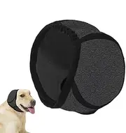 No Flap Ear Wraps for Dogs,Noise Protection Dog Head Wrap - Anti-Slip, Adjustable Waterproof Snood Earmuffs for Pet Grooming, Force Drying, Bath, Firework, Swimming