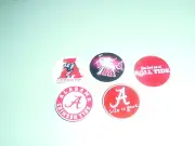 Pre Cut One Inch Bottle Cap Images University of Alabama Roll Tide Bama