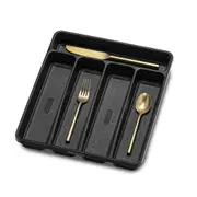 Madesmart 5 Compartment Cutlery Tray Kitchen Utensil Holder 33x29cm Carbon