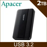 在飛比找PChome24h購物優惠-Apacer宇瞻 AC237 2TB 2.5吋行動硬碟-黑