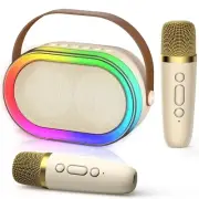 Karaoke Machine for Kids Adults, Portable Bluetooth Speaker Mini Karaoke Mach...