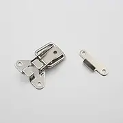 Secure your Case Boxes with Stainless Steel Spring Loaded Clamp Clip Latches, 4 Pack