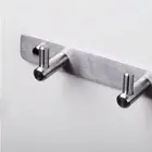 Coat Hook Multi-purpose Hooks for Rails Wall-mounted Storage Rack with 4