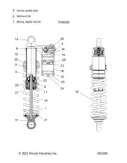 Polaris SPRING-175#, Genuine OEM Part 1501232, Qty 1