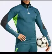 NEW Adidas Tiro 23 Competition Cold Weather Soccer Top Mens SMALL Green $90