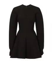 Dolce Gabbana Technical Jersey Mini Dress IT40,IT42 Black
