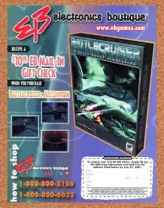 Battlecruiser Millennium PC Original 2006 Ad - EB Games Video Game Promo