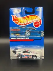 Hot Wheels Pikes Peak Celica White 3Sp Wheels #166 2000