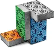 Skura Style Kitchen Sponges – Odor Free Dual Sided Non Scratch Scouring Pad for Washing Dishes & More – 4 Count