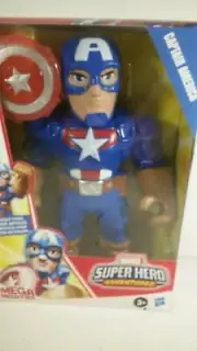 Captain America Mega mighties Marvel Super Hero adventures poseable figure 63050