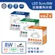 【舞光.LED】9cm/8W浩瀚廣角崁燈(白光/黃光/自然光)【實體門市保固兩年】-9DOHUB8R1