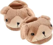 COMNESTBI 1pair Cute Animal Plush Doll Slippers for Dolls Cozy Shoes Unique Dress-up Accessories Vibrant Design Fit for Creative Play