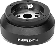 NRG Innovations NRG-SRK-170H Racing Style Steering Wheel Quick Release Short Hub Adapter, 6 X 70mm Bolt Pattern, Black Body