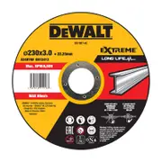 DeWALT 230mm x 3mm x 22.23mm EXTREME Bonded Abrasive Metal Cut/Grind Disc DX7987-AE