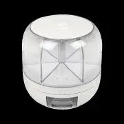 Rice Storage Cereal Dispenser Grain Container Rotating Dry Food Box