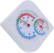 Anneome Thermometer Home Temperature Monitor Indoor Thermostat House Temperature Monitor Indoor Temperature Gauge Temperature Humidity Meter Outdoor Temperature Gauge White Plastic