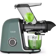 Cold Press Juicer,Non-Clog Slow Masticating Juicer Soft/hard Mode & Quiet Mot...