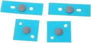 GOWENIC Laptop Foot Pads for Microsoft Surface Laptop 3 4 5, Laptop Bottom Case Feet Replacement Kit Anti Slip Foot Pads, Anti Slip Round Dot Accurate Size (Sliver)