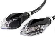 Universal Motorcycle Turn Signals Motorcycle Flasher Motorcycle Light Built Relay (Color : 2PCS)