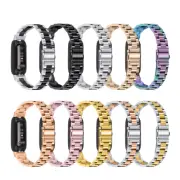 For Fitbit inspire 3 Stainless Steel Watch Band Metal Wrist Strap Bracelet +Tool