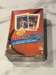 HOOPS BASKETBALL 1991-92 FACTORY NEW SEALED, UNOPENED IN FACTORY SHRINK WRAP BOX
