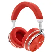 Original T4S Active Noise Cancelling ANC Bass bluetooth Headphone With Mic RED COLOR