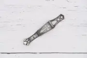 Steel Flame x Ti2 Two Holes Clip – Silver Crusader and Dog Paw