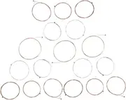 JOINPAYA 3 Sets Guitar Strings Replacement Kit Acoustic Strings Stainless Steel 6 String Set Ideal For Folk And Classical Guitars Musical Instrument Accessories